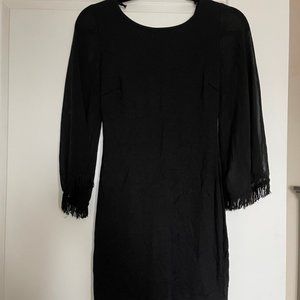 Forever 21 Black Fringe Dress
